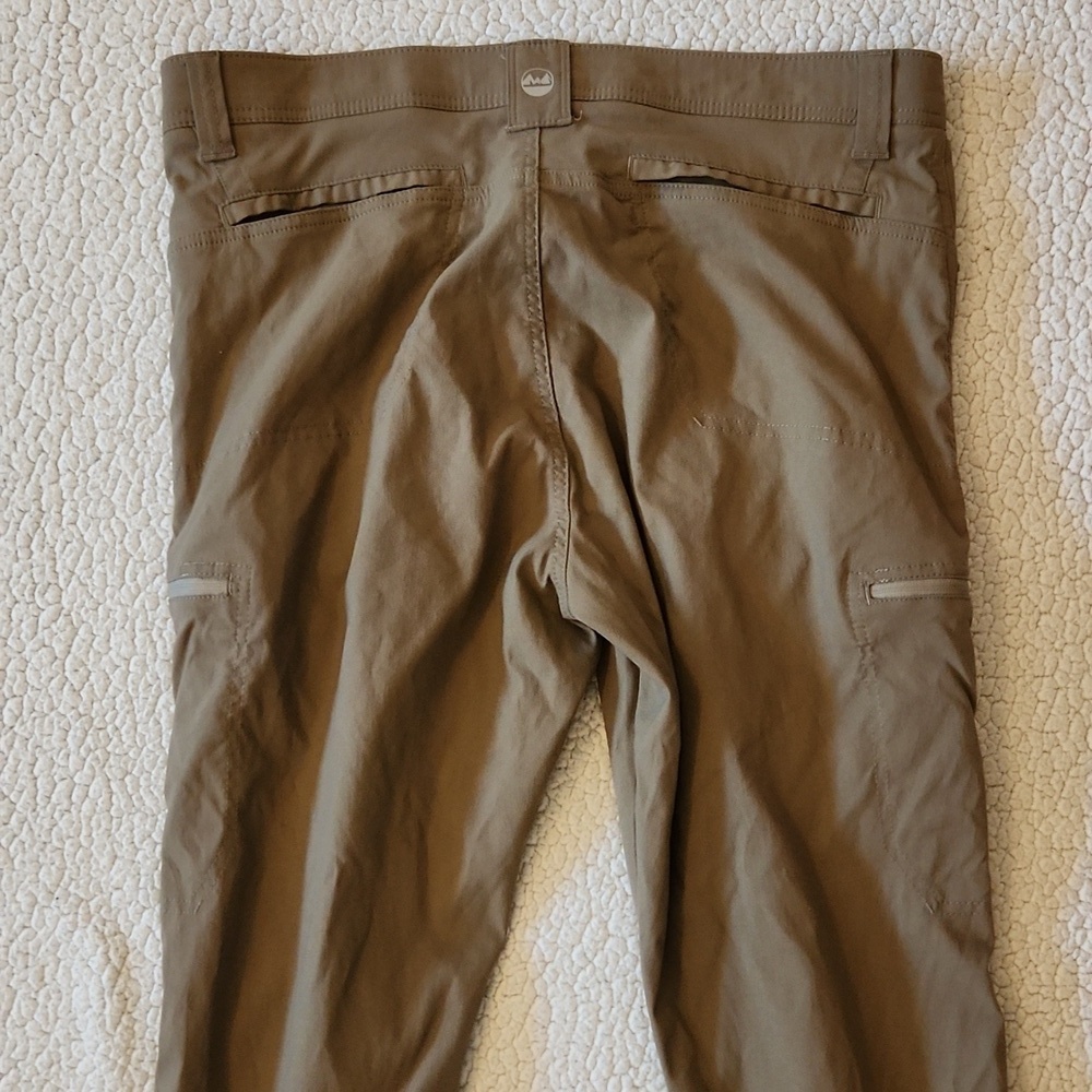 Wrangler Outdoor Performance Flex Fit Duo Dry Straight Leg Khaki Pants Gorpcore - Picture 5 of 12